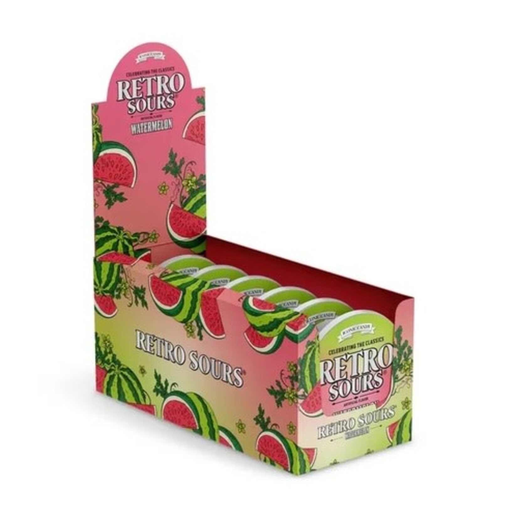 Grandpa Joes Retro Sours Watermelon, 2.12oz Tin