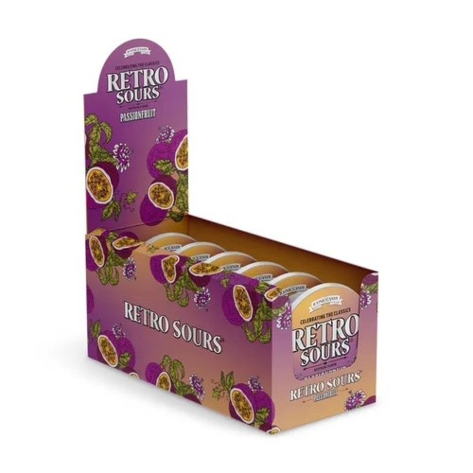 Grandpa Joes Retro Sours Passion Fruit, 2.12oz Tin