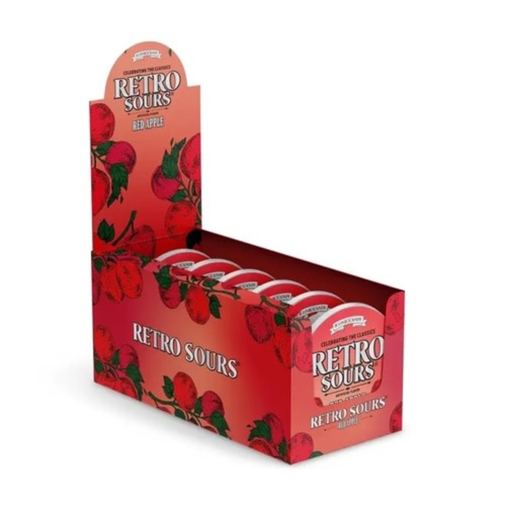 Grandpa Joes Retro Sours Red Apple, 2.12oz Tin