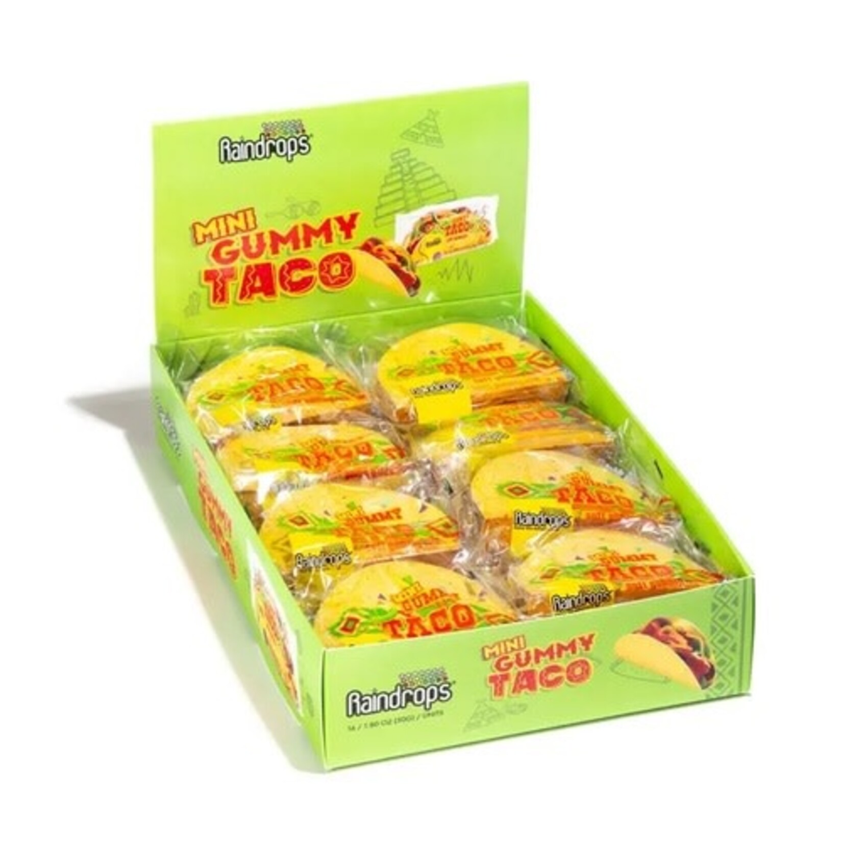 Grandpa Joes Raindrops Mini Gummi Taco, 1.76oz