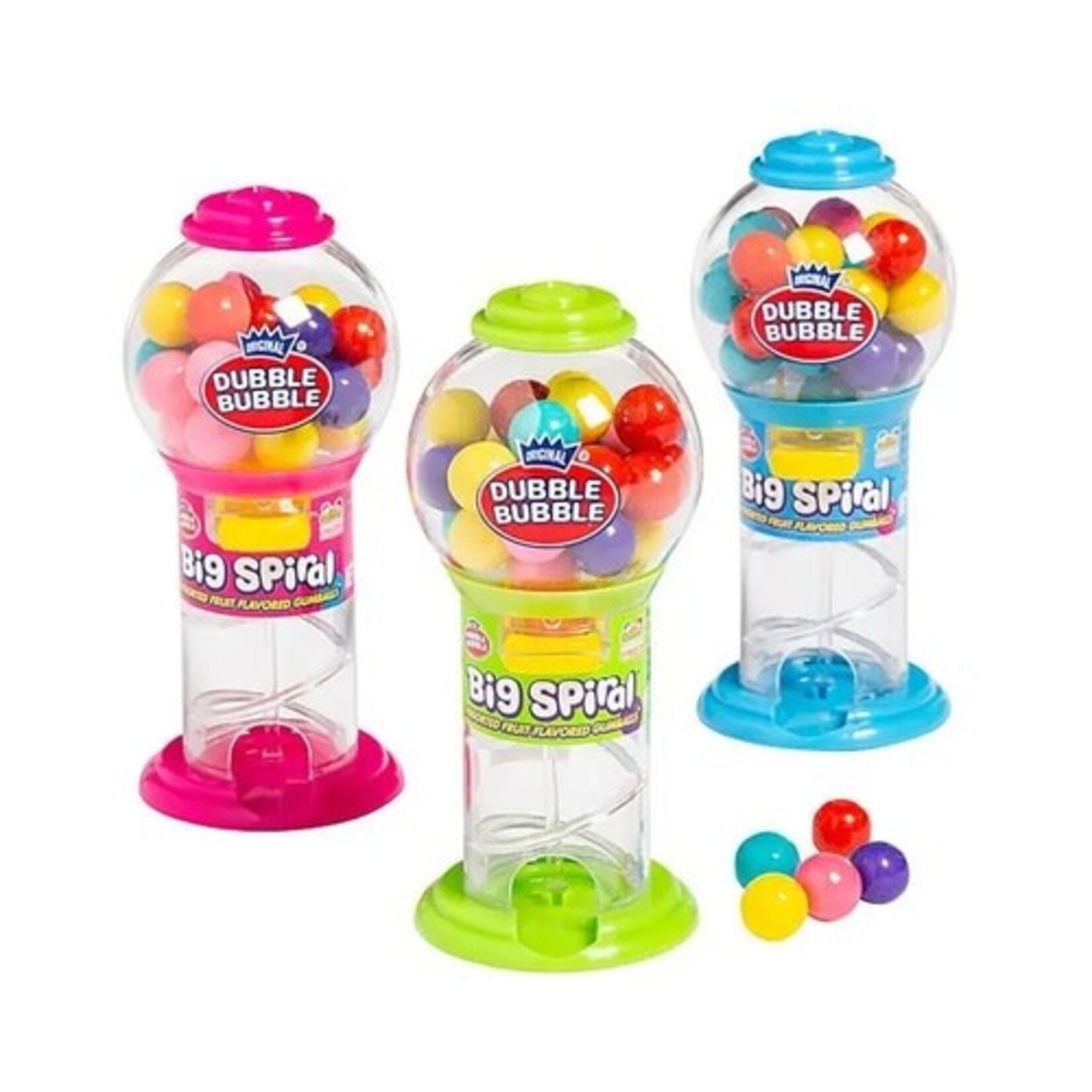 Grandpa Joes Kidsmania Dubble Bubble Big Spiral Gumball Machines
