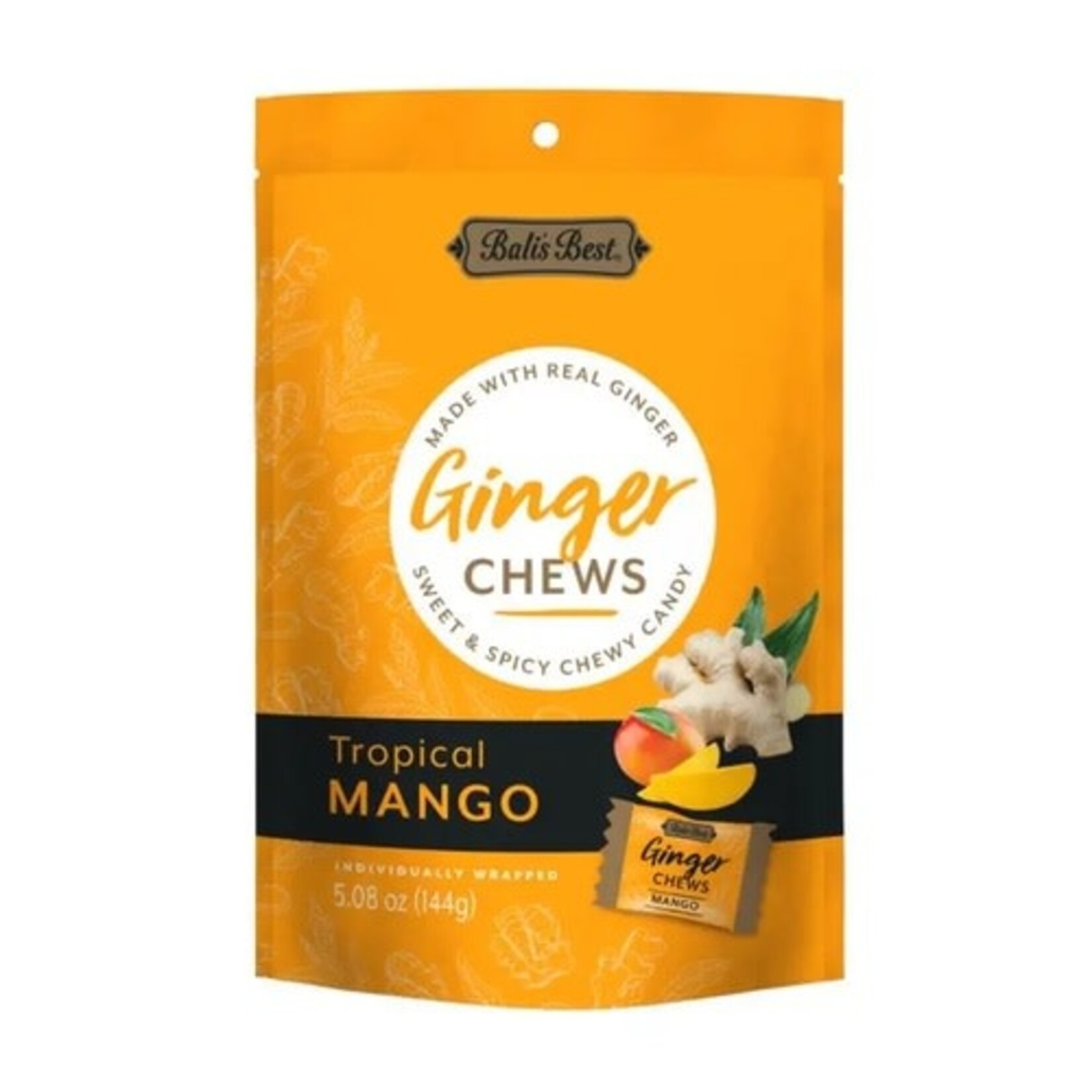 Wholesome Good Bali's Best Tropical Mango Ginger Chews 5.08 oz
