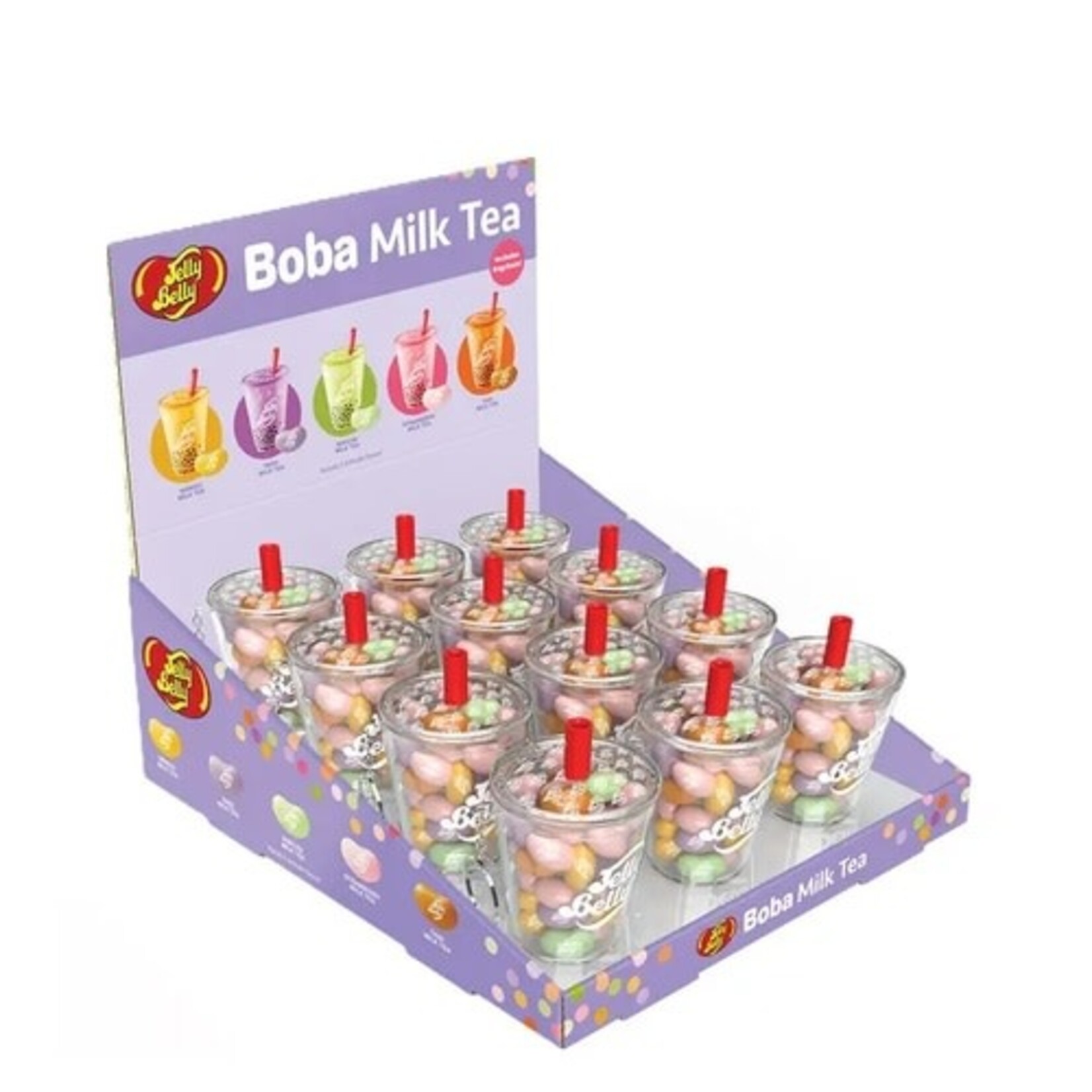 Grandpa Joes Jelly Belly Boba Milk Tea Mini Cup, 2.65oz
