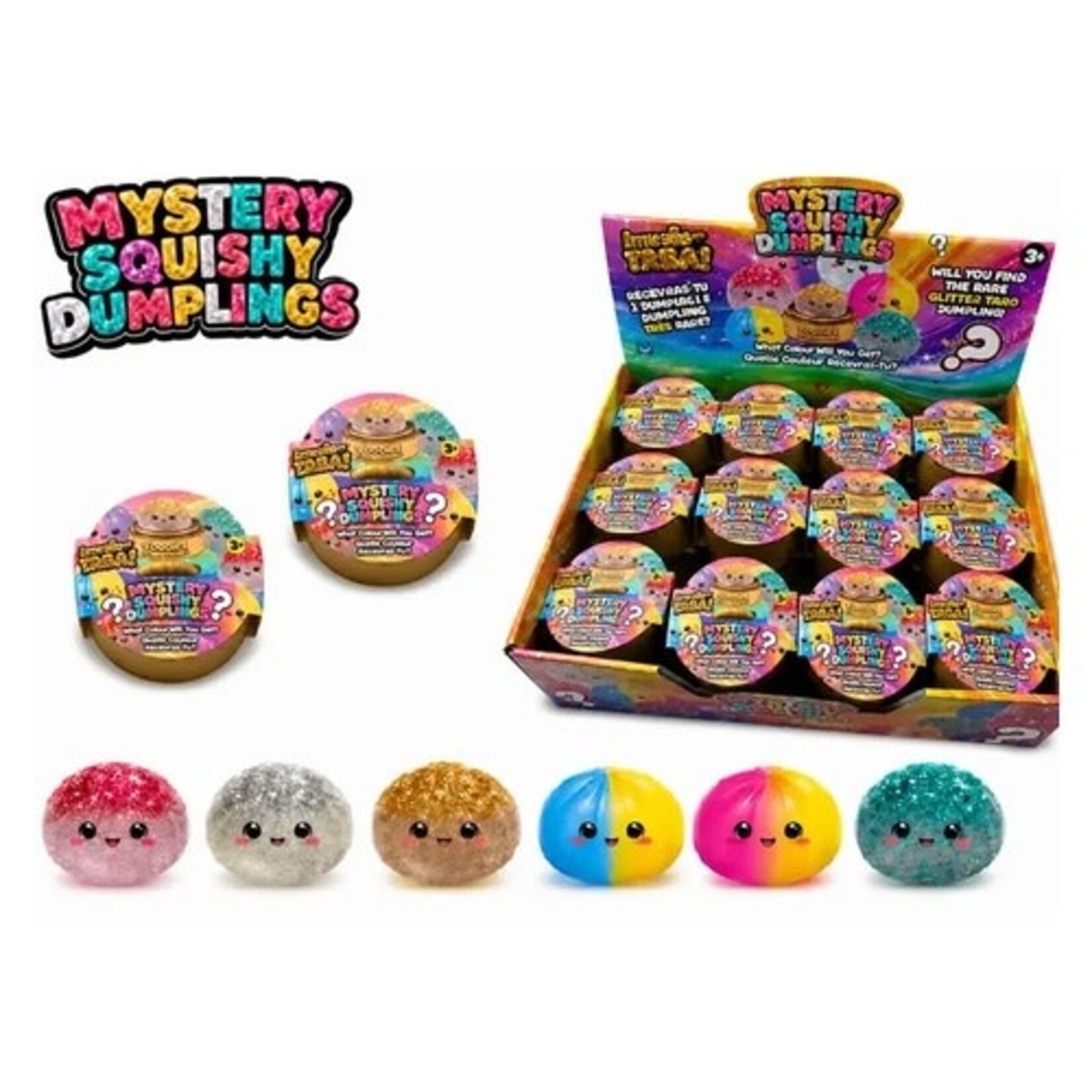 Handee Products (HPC) RMS 4" Mystery Squishy Dumpling - Assorted Colors | Crazy Fun