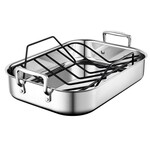 Le Creuset SS Classic Rectangular Roaster & Rack 14 In 14" | Le Creuset