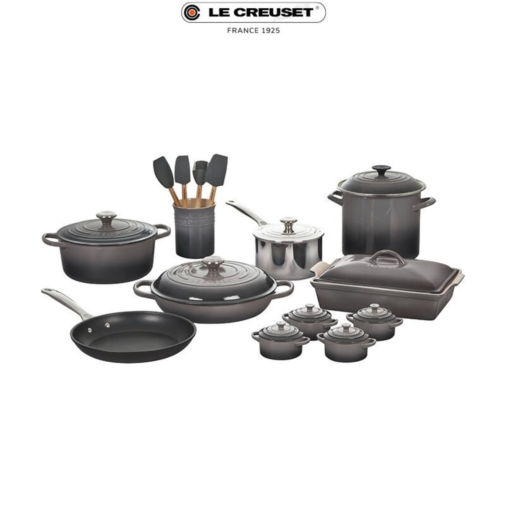 Le Creuset Set of 20 Mixed Material Oyster Signature Ss N/A | Le Creuset