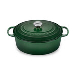 Le Creuset 9 Piece Signature Set, Artichaut (5.5 qt, Sig. RDO, 6.75 qt. Sig. ODO, 3.5 qt. Sig. Braiser, 1.75 qt. Sig. Saucepan, 10.25" Skillet) N/A | Le Creuset