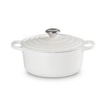 Le Creuset Signature Round Wide Oven - Sea Salt Signature Ss 3.5 qt. | Le Creuset