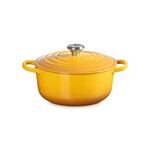 Le Creuset Signature Round Oven 7.25Qt Nectar Crucible Ss 7.25 qt | Le Creuset