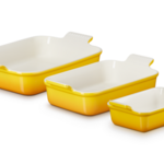Le Creuset Heritage Set of 3 Rectangular Dishes - Nectar 1.1 qt., 2.5 qt. & 4 qt. | Le Creuset