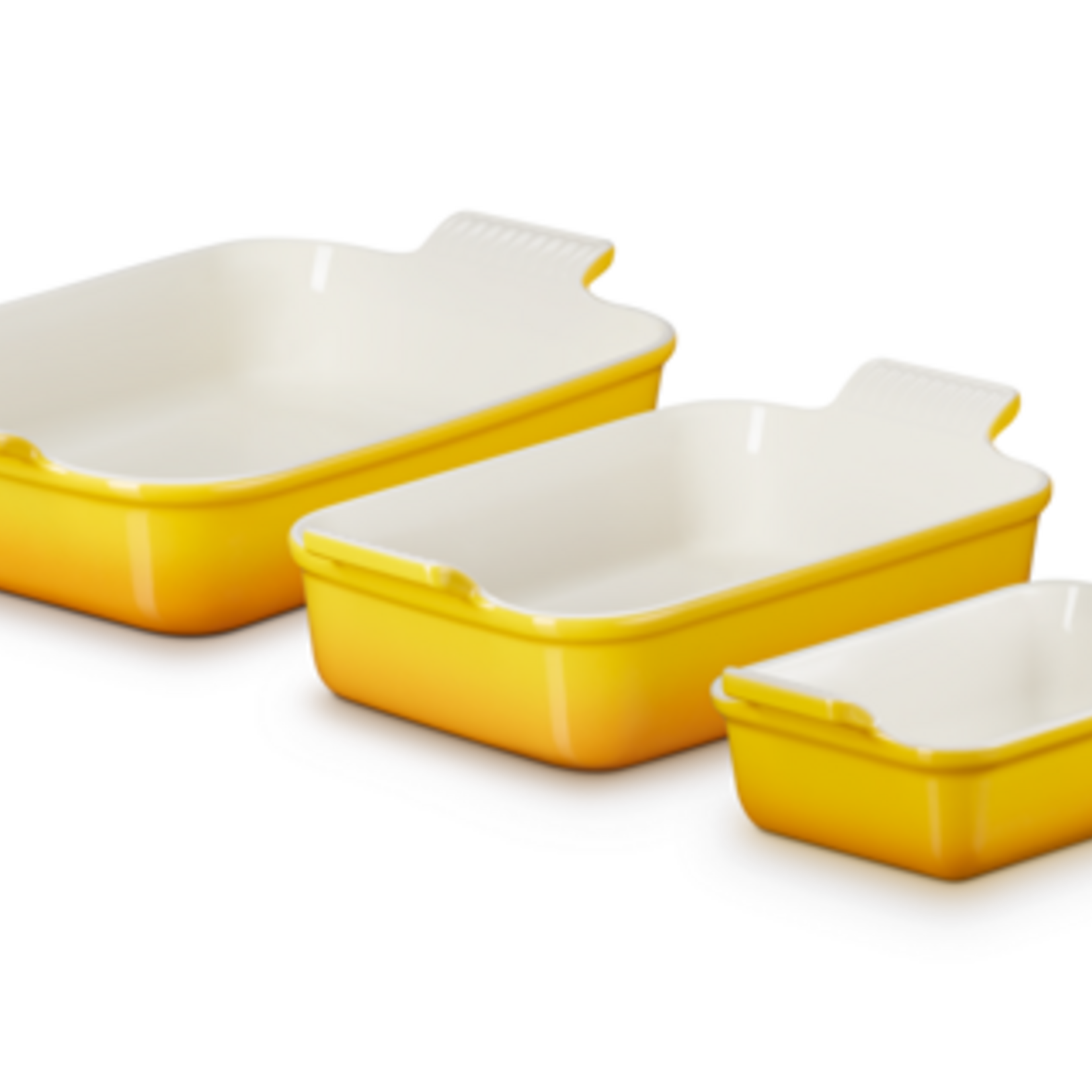 Le Creuset Heritage Set of 3 Rectangular Dishes - Nectar 1.1 qt., 2.5 qt. & 4 qt. | Le Creuset