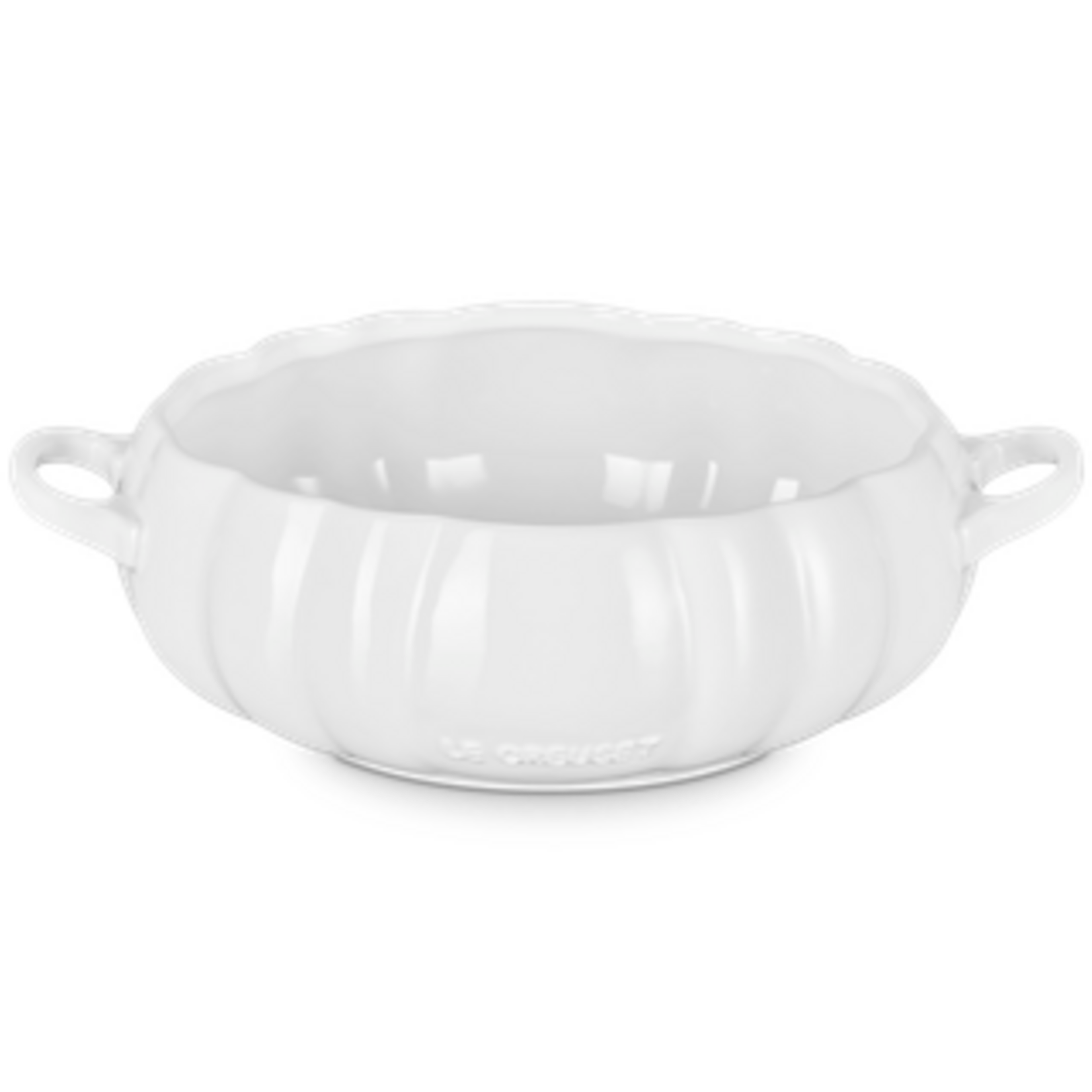 Le Creuset Pumpkin Serving Bowl 4Qt White 4 qt. | Le Creuset