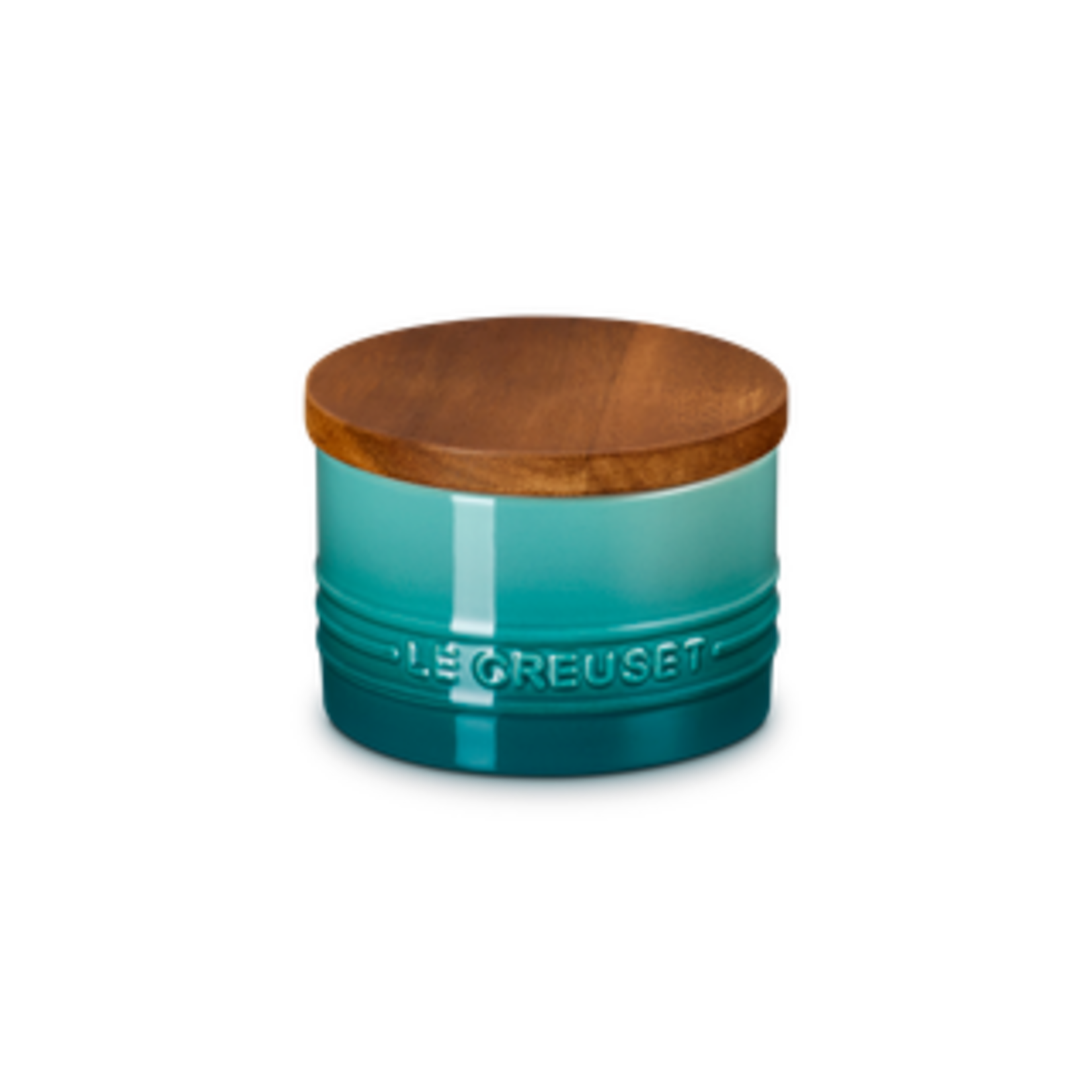 Le Creuset Salt Cellar with Wood Lid - Riviera 7 oz. | Le Creuset