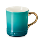 Le Creuset Mug with Gold Handle, Riviera 14 oz. | Le Creuset