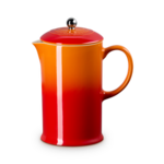 Le Creuset Coffee Pot & Press 34Oz Flame Ss Knob 34 oz. | Le Creuset