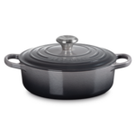 Le Creuset Signature Round Wide Oven - Oyster Signature Ss 3.5 qt. | Le Creuset