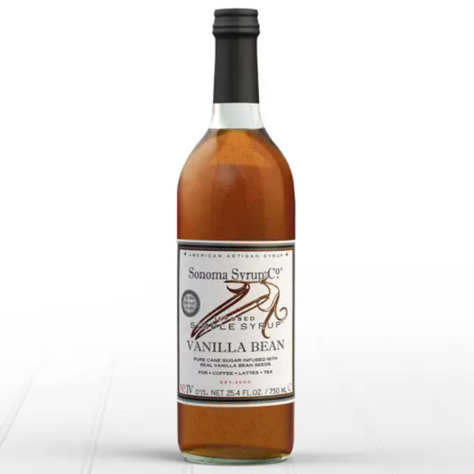 Sonoma Syrup Co. 25.4 oz Vanilla Bean Infused Simple Syrup