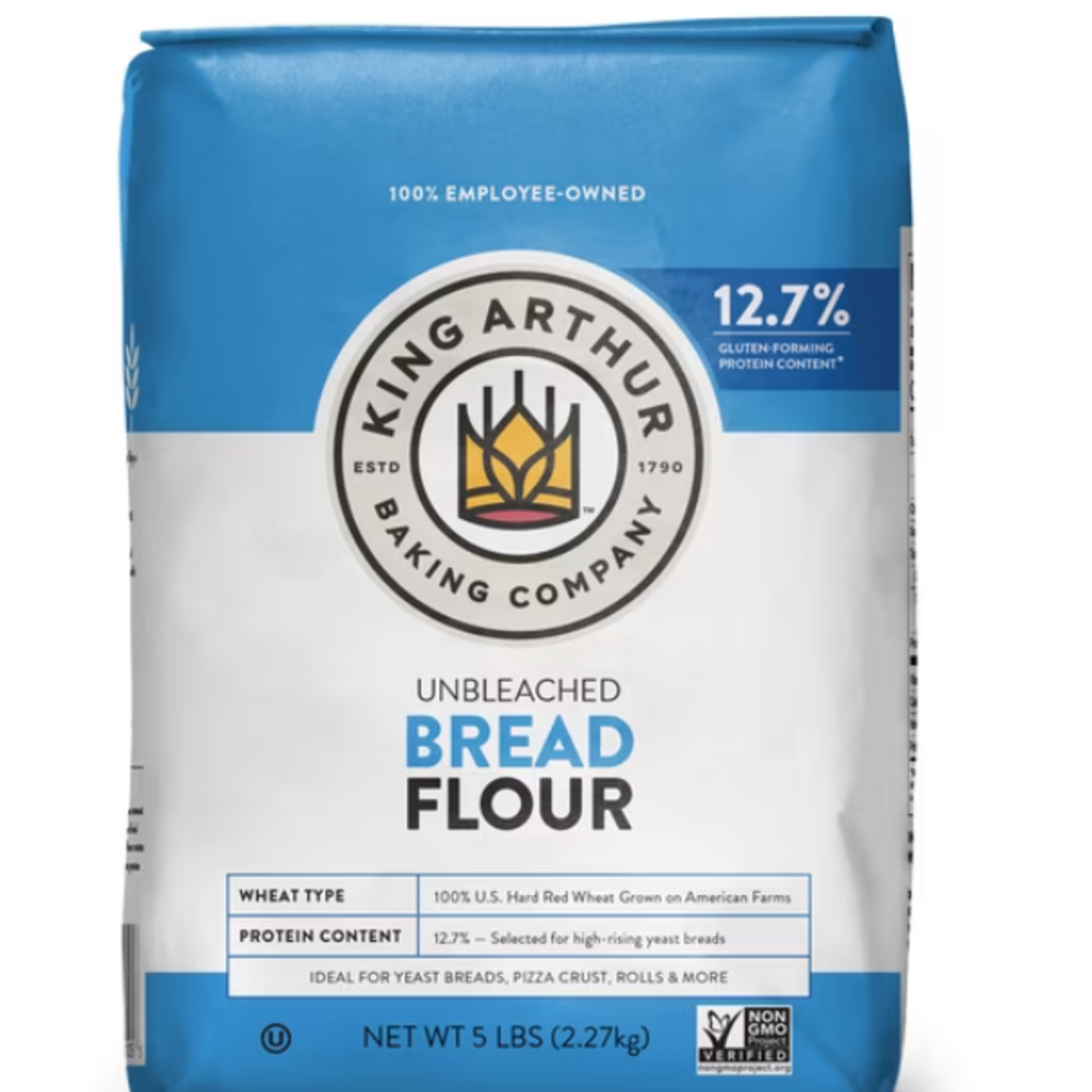 King Arthur Flour, Unbleached Bread Flour, 5 lb | KING ARTHUR BAKING COMPANY
