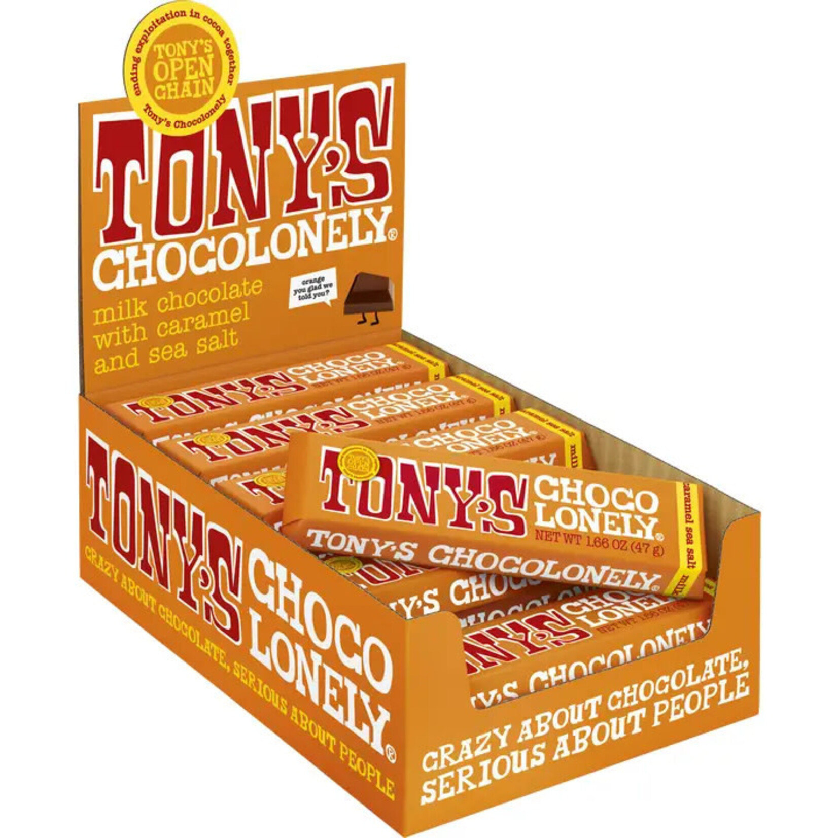 Tony's Chocolonely milk chocolate 32% - Small Bar | Tony's Chocolonely