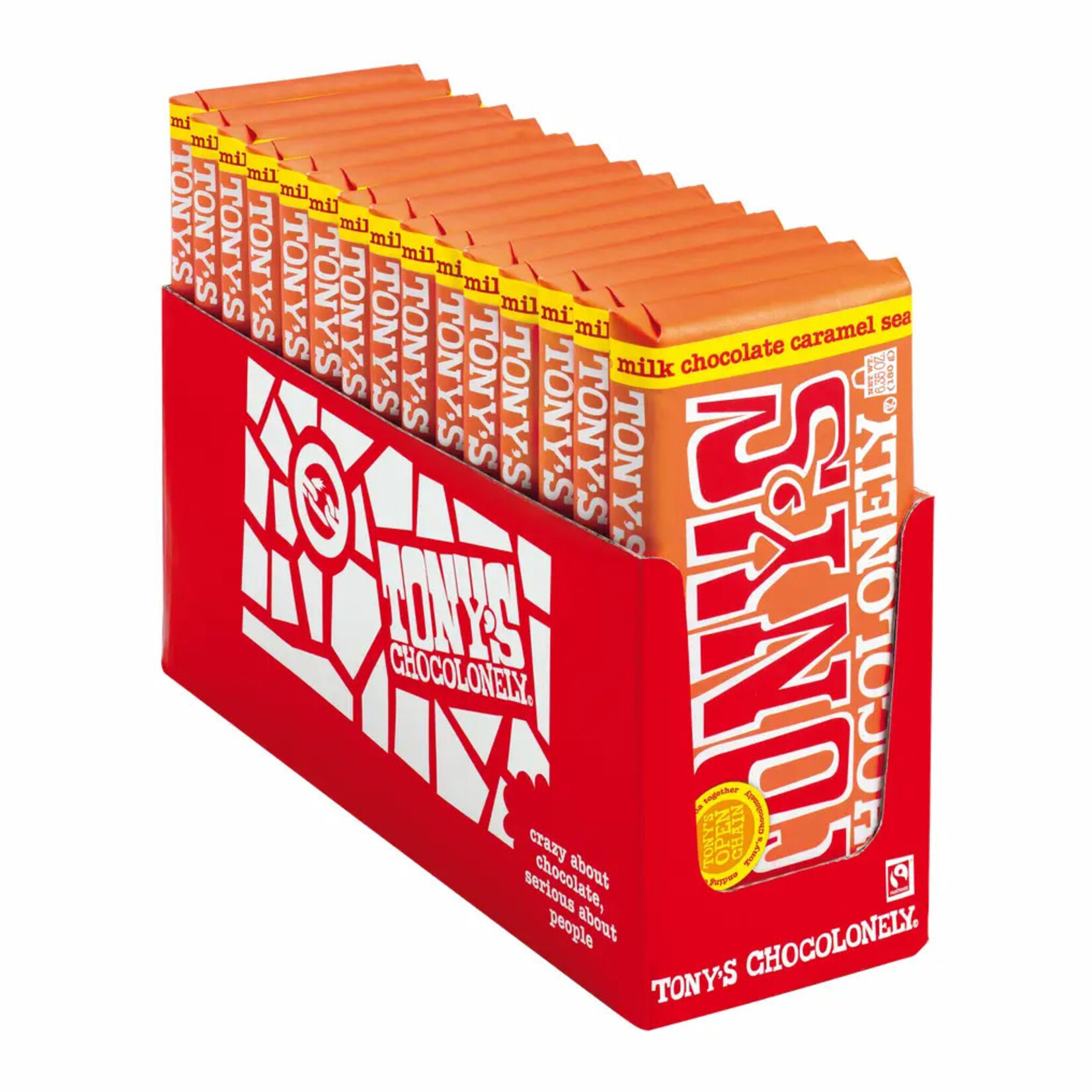 Tony's Chocolonely milk chocolate 32% - Large Bar | Tony's Chocolonely