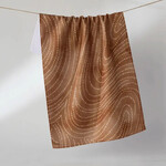 Geometry Cinnamon Swirl Tea Towel