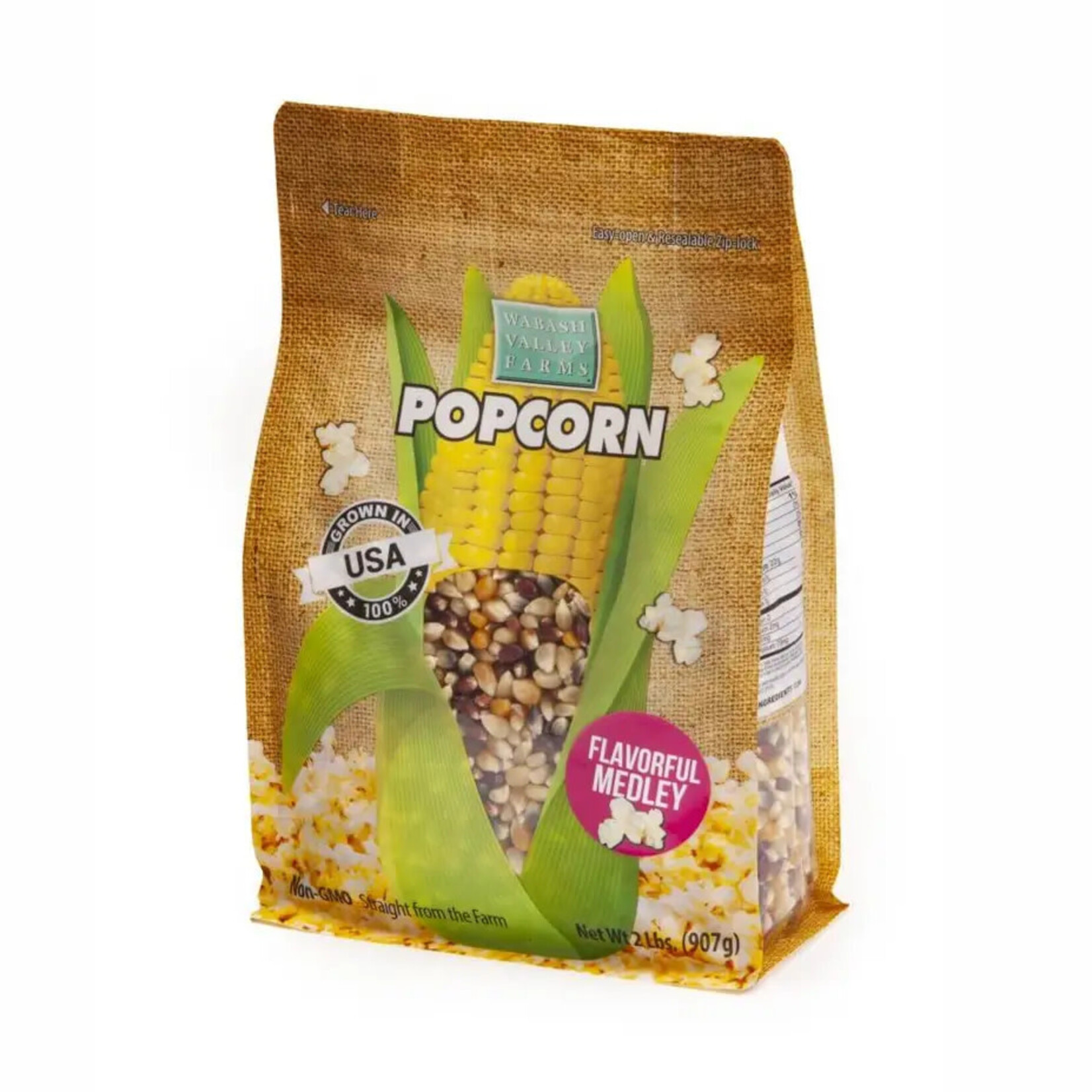 Wabash Valley Farms Less Salt, Less Oil Real Theater All-Inclusive Popping Kit # - Singles: Less Salt, Less Oil All-Inclusive Popping Kits