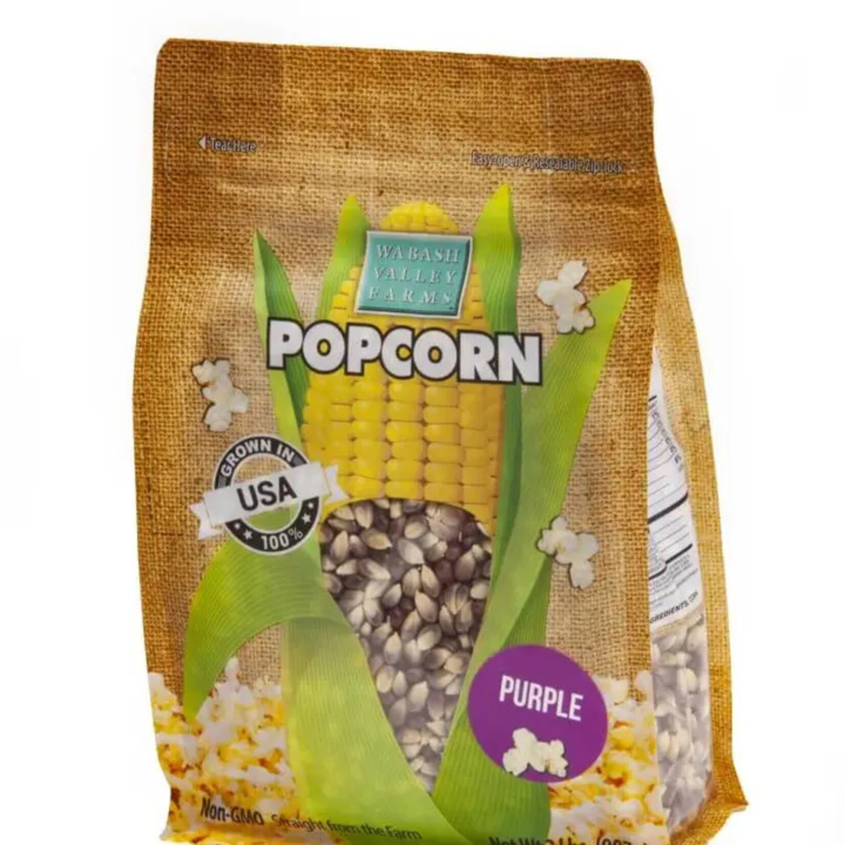 Wabash Valley Farms Purple Gourmet Popping Kernels - 2 lb