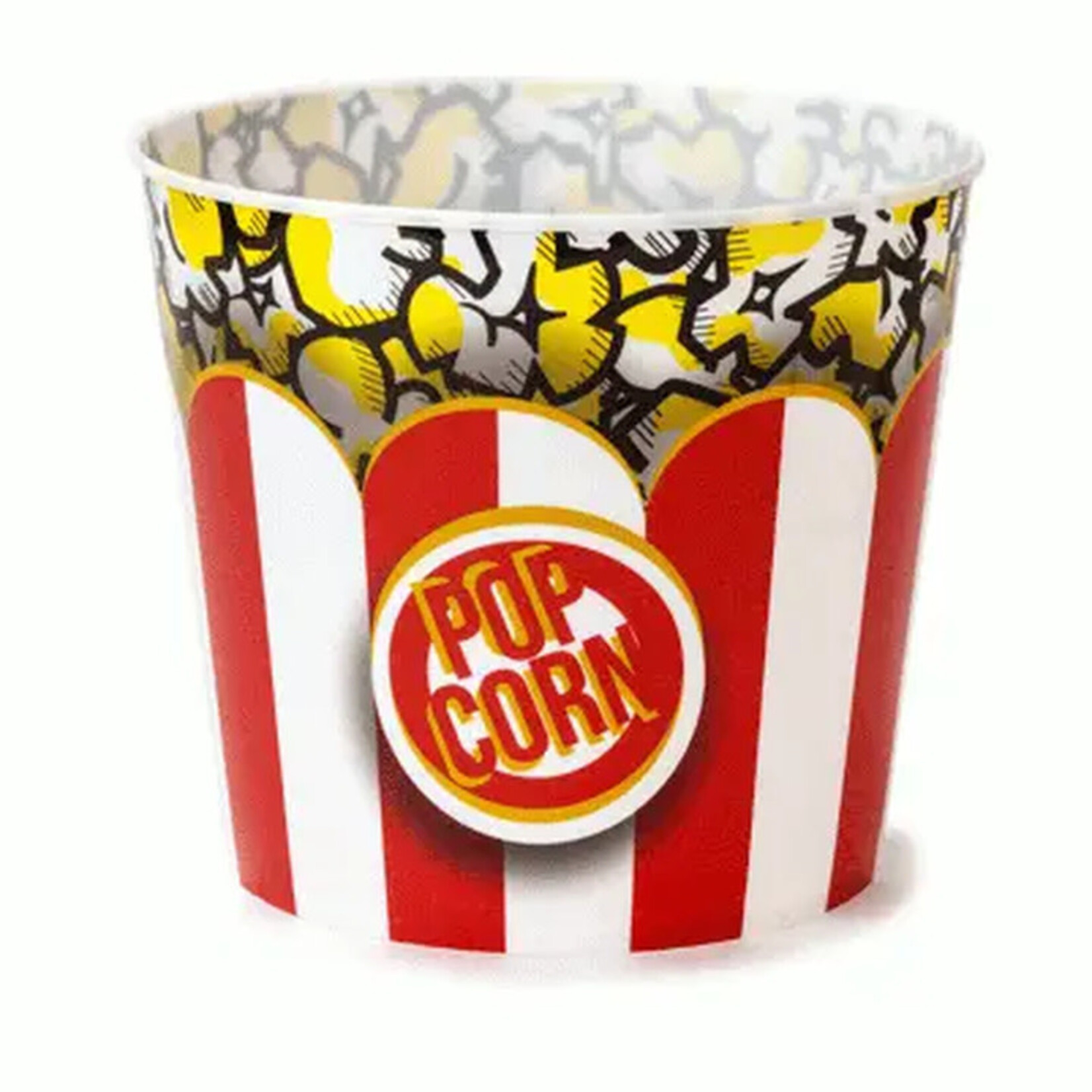 Wabash Valley Farms Jumbo Classic Striped Popcorn Tub - Red/White Stripe- 9qt Size | Wabash Valley Farms