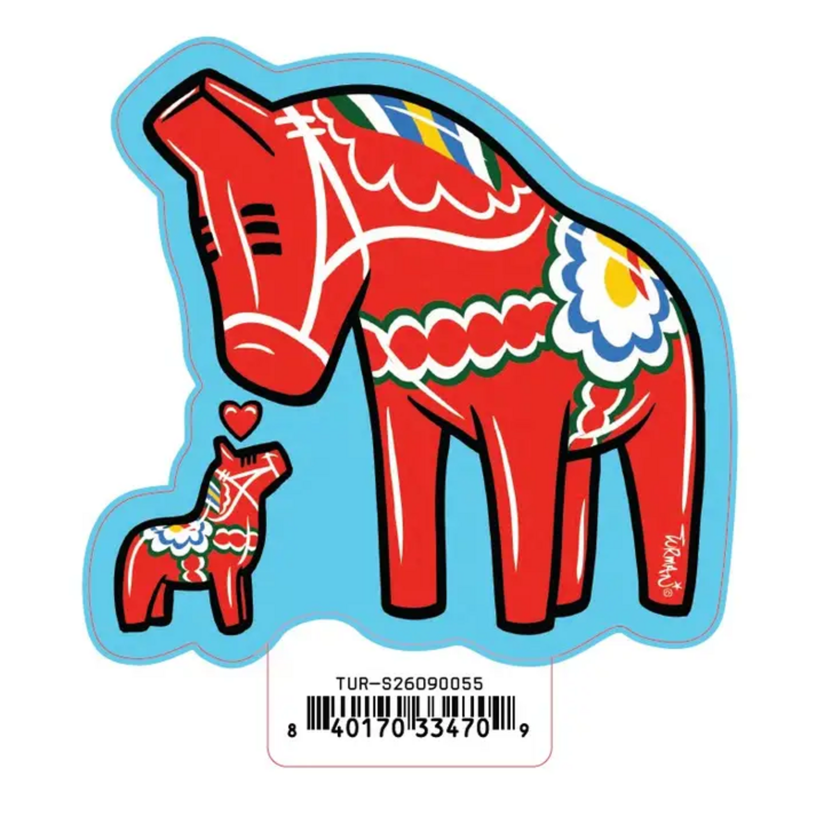 Adam Turman Artwork Dala LOVE Sticker