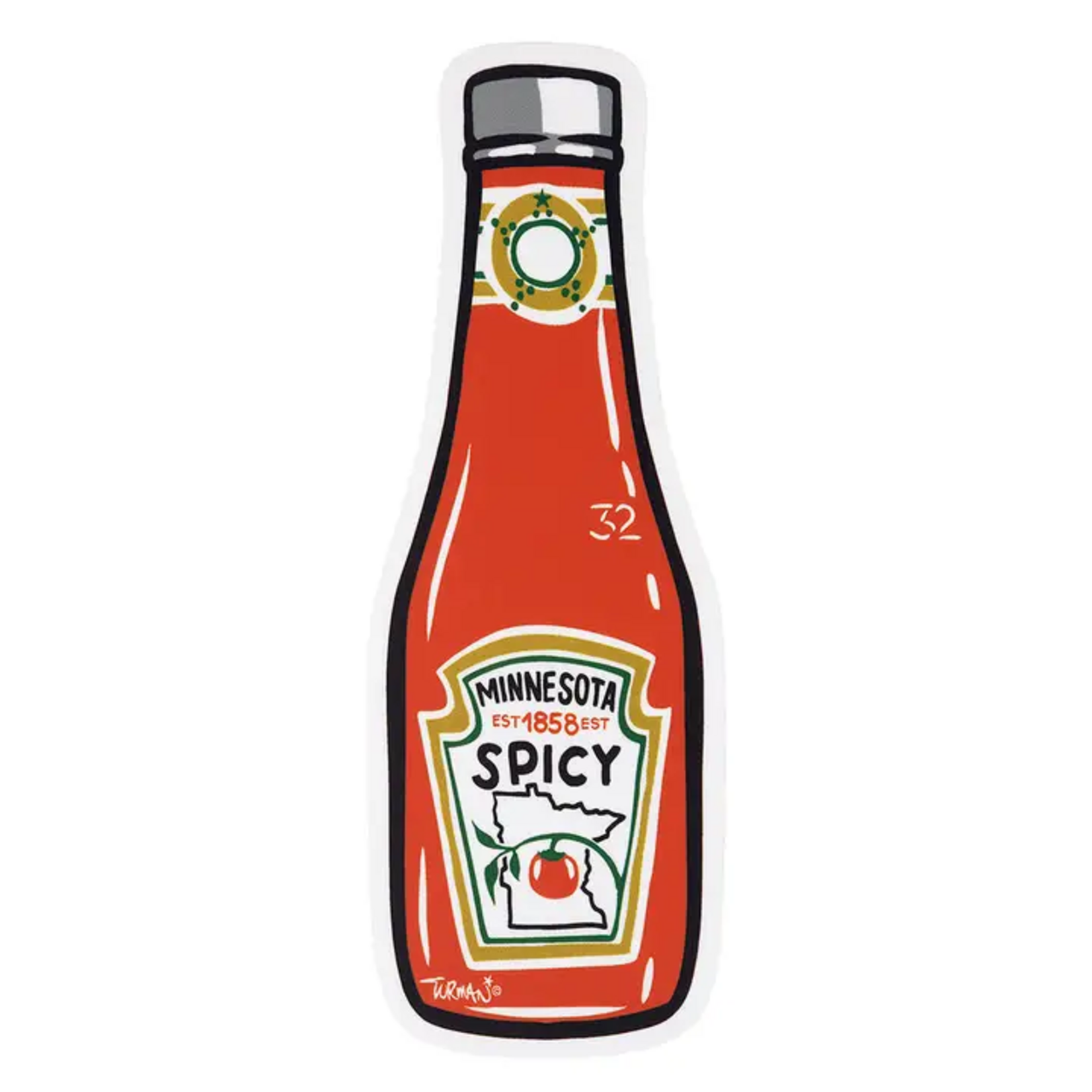 Adam Turman Artwork Spicy Sticker