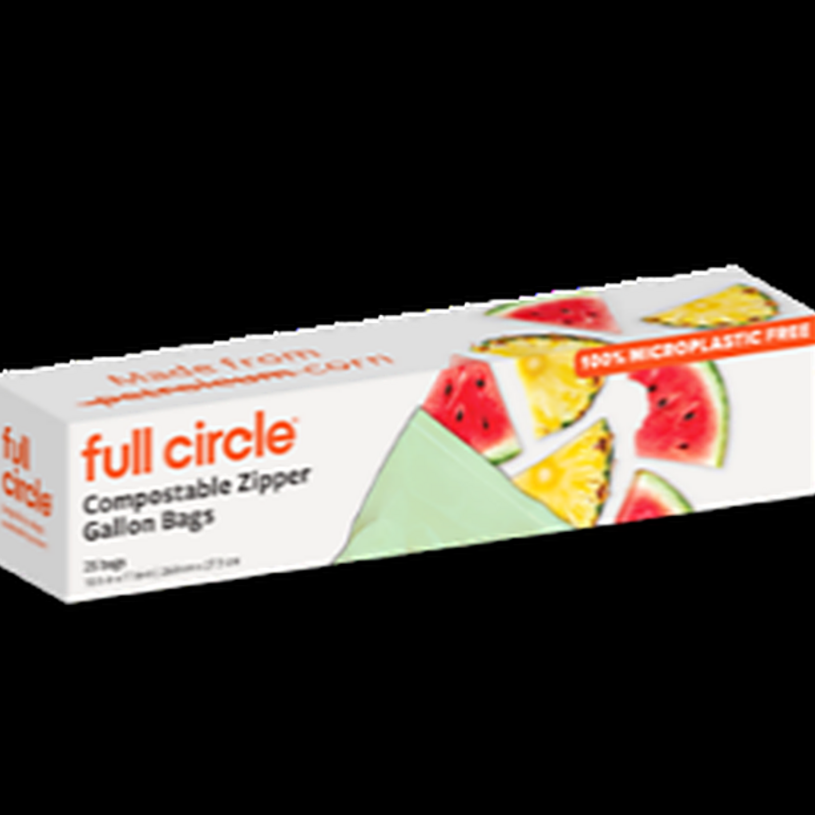 Full Circle Compostable Zipper Gallon Bag - 25ct, Green | Full Circle