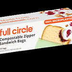 Full Circle Compostable Zipper Sandwich Bags - 50ct, Green | Full Circle