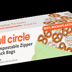 Full Circle Compostable Zipper Snack Bags - 50ct, Green | Full Circle