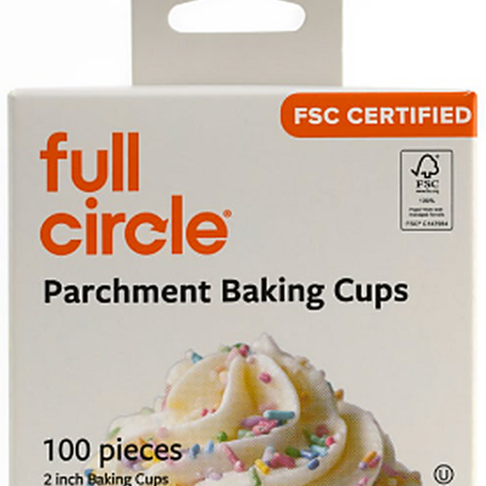 Full Circle Parchment Baking Cups - 100ct, Natural | Full Circle
