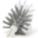 Full Circle The Upstanding Bottle Brush Refill - 2pk, White | Full Circle