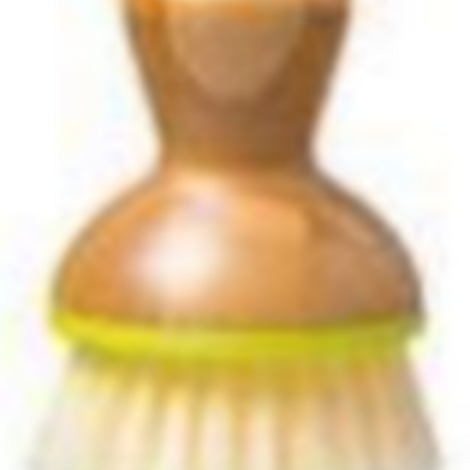 Full Circle The Bubbly Palm Brush, Green | Full Circle