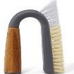 Full Circle Grunge Buster Grout & Tile Brush, Gray | Full Circle