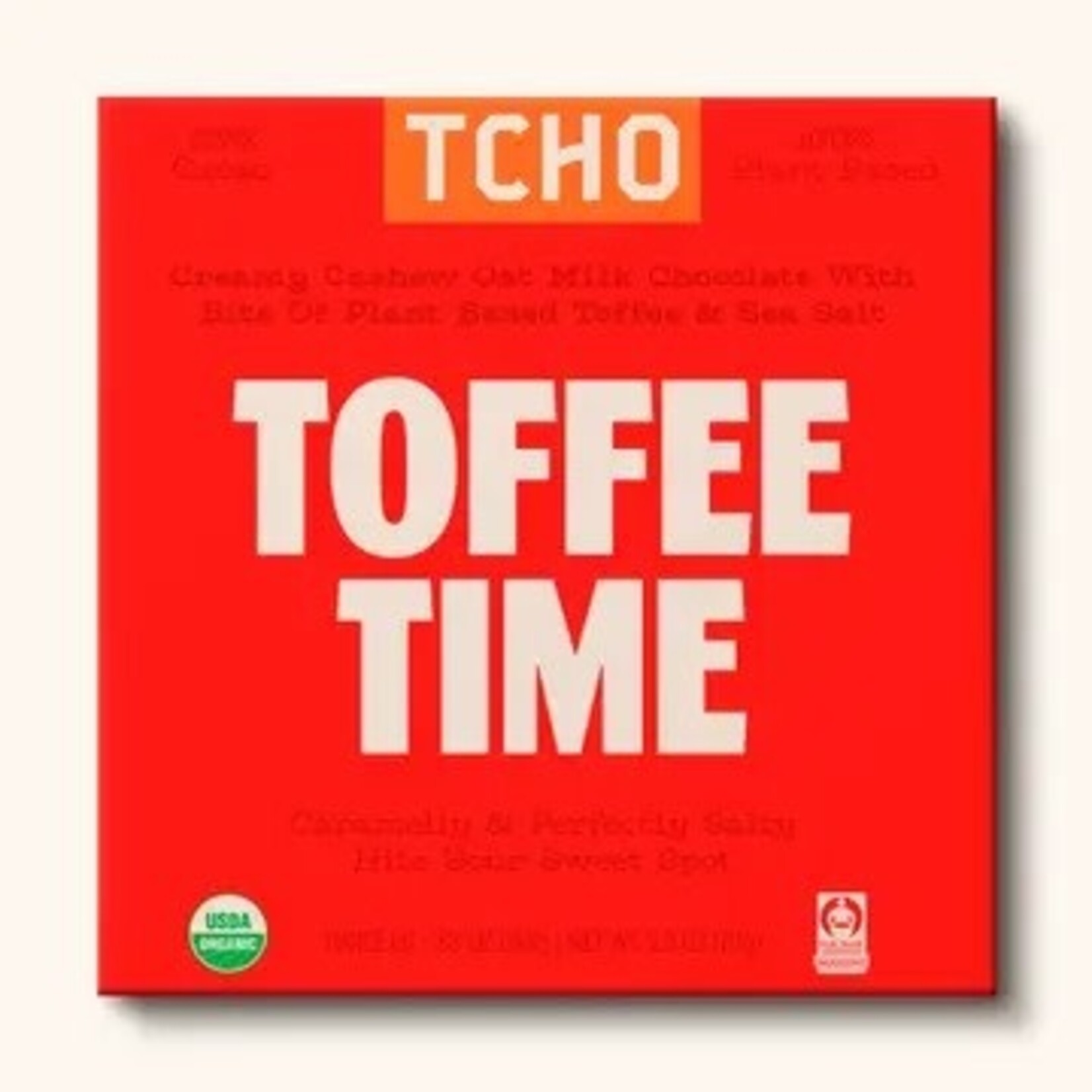 Toffee Time Oat Milk Toffee & Sea Salt Chocolate Bar