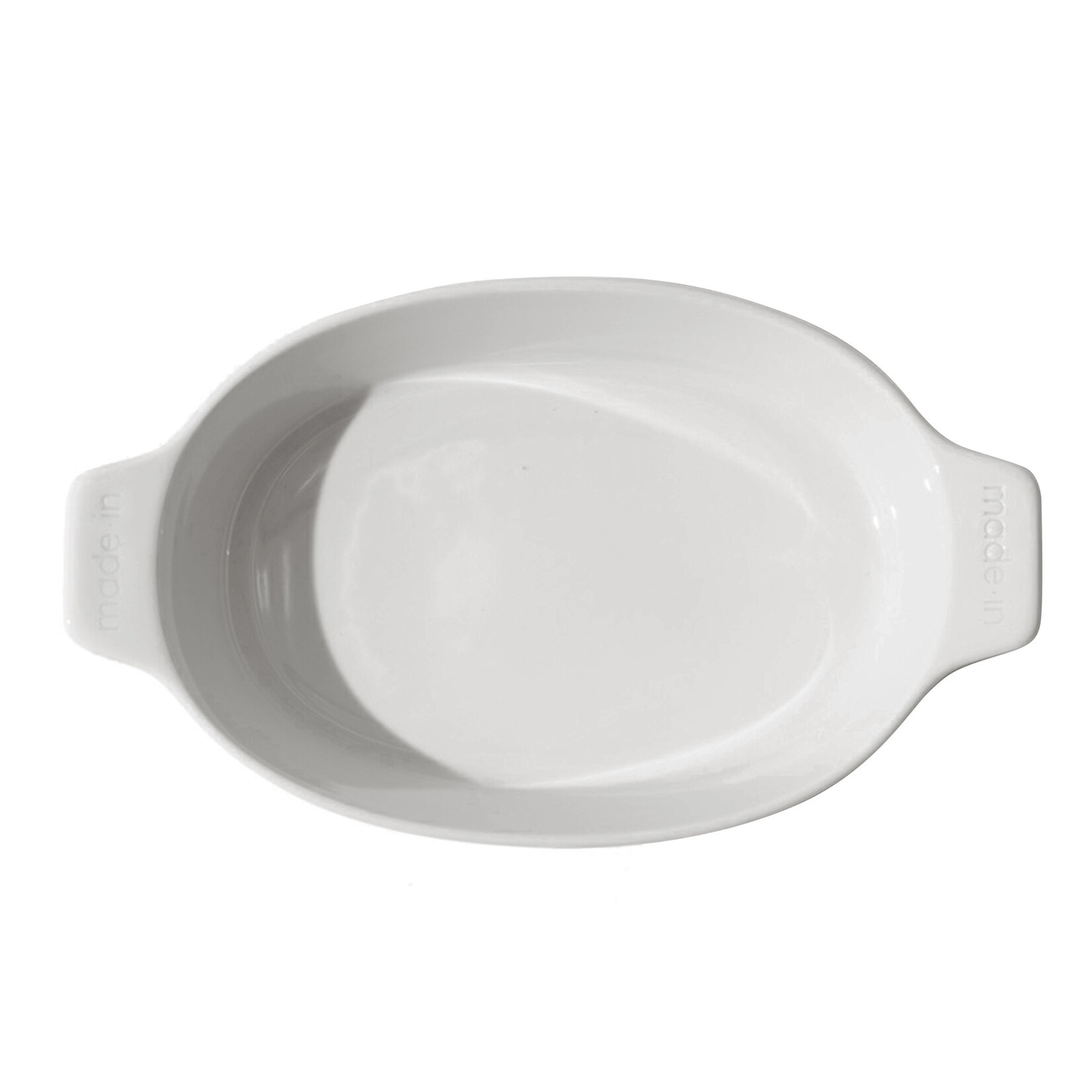 Made In 10 x 6.6" Oval Baking Dish - White | Made In