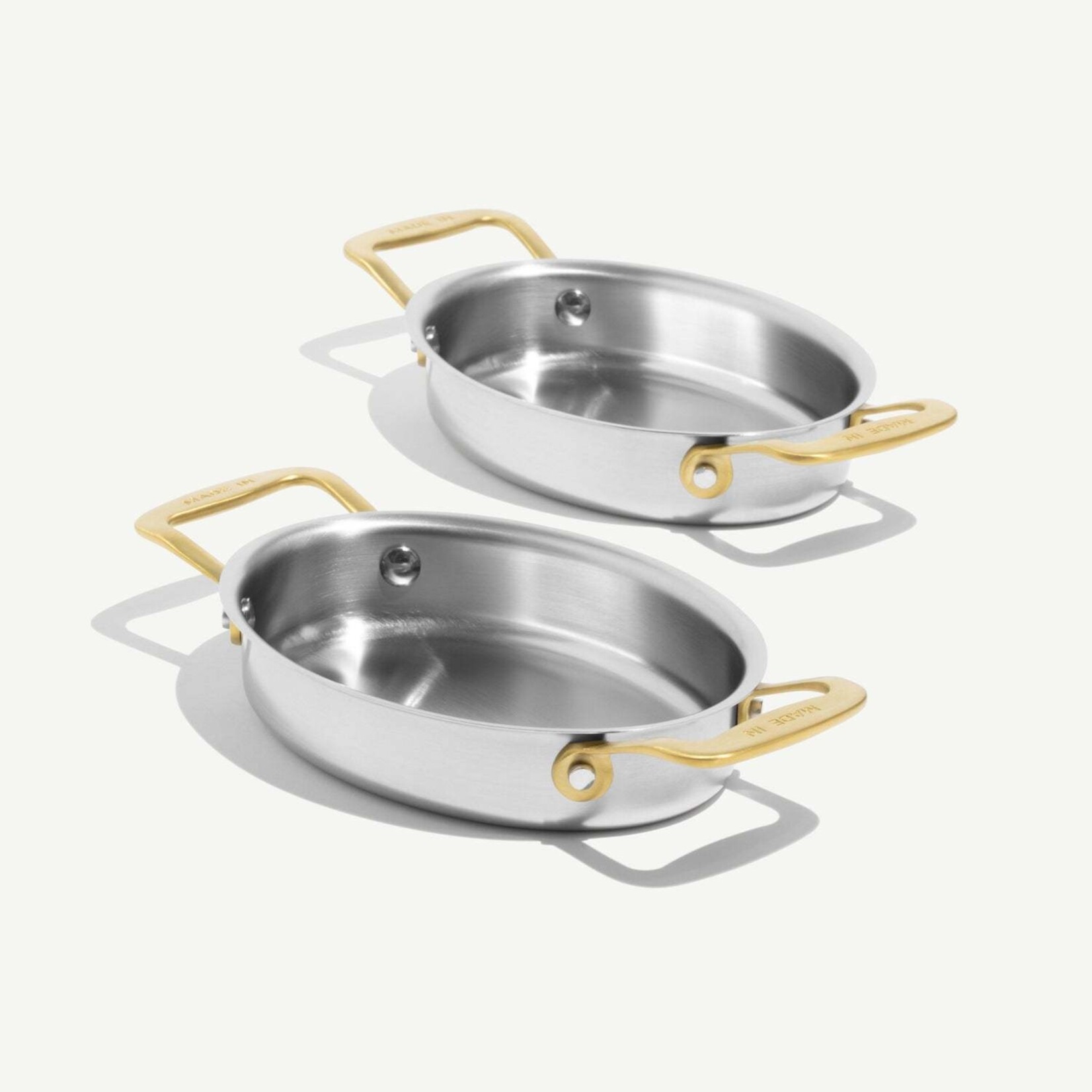 Made In Gratins - Oval - Antique Brass Handles | Made In