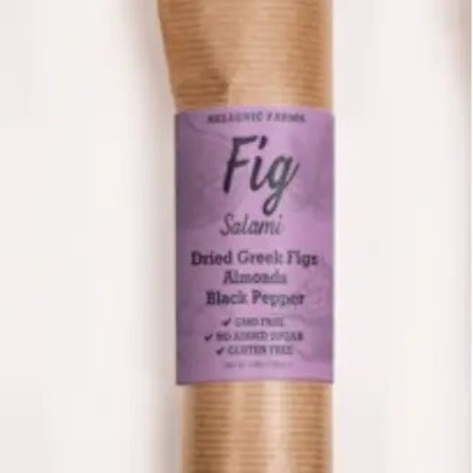 Vegan Fig Salami - Almond & Black Pepper