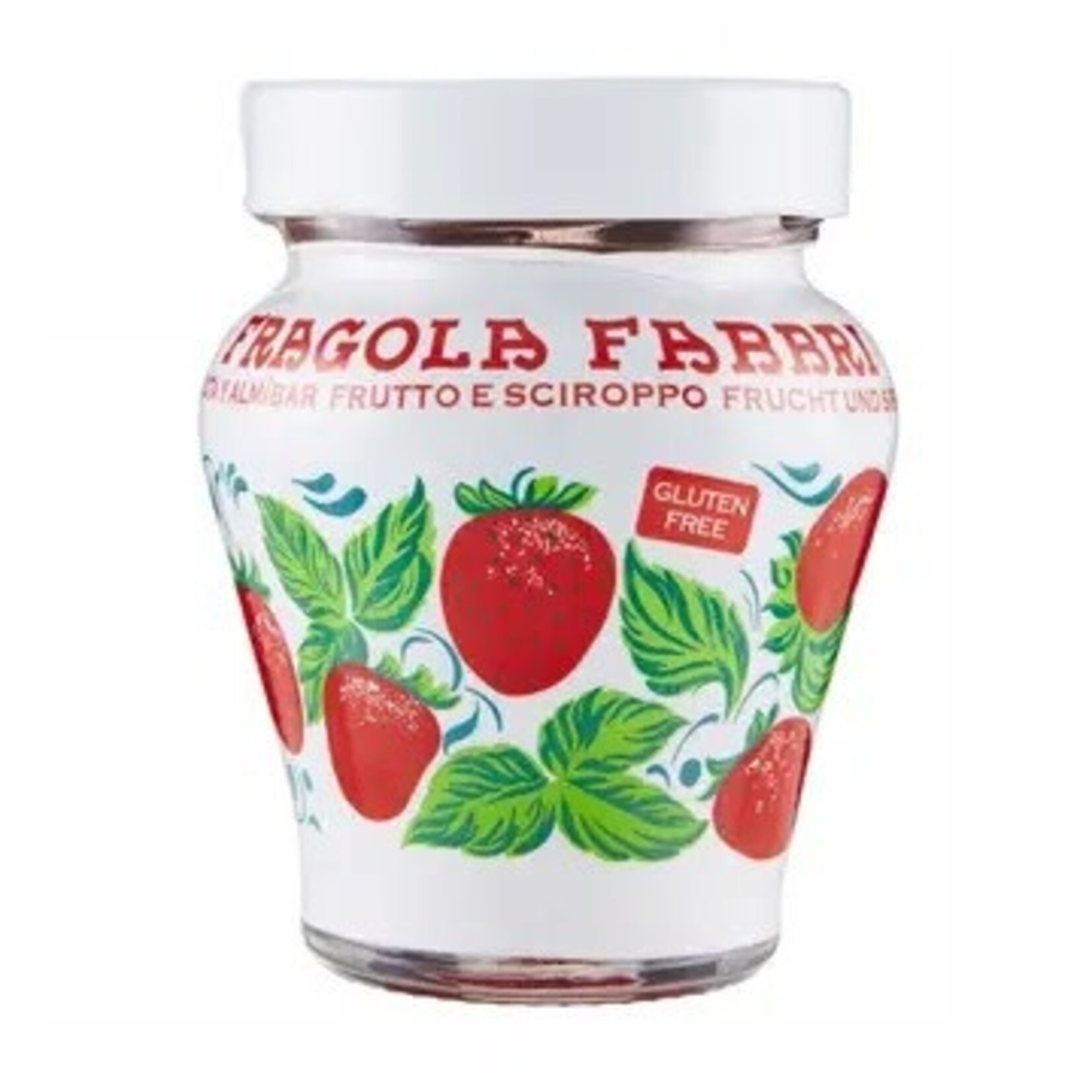 Wild Italian Strawberries in Syrup - Fabbri 230g glass jar