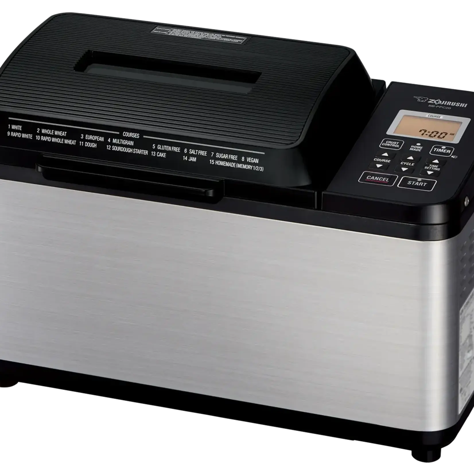 Zojirushi Home Bakery Virtuoso® Plus Breadmaker (with Ceramic Nonstick)