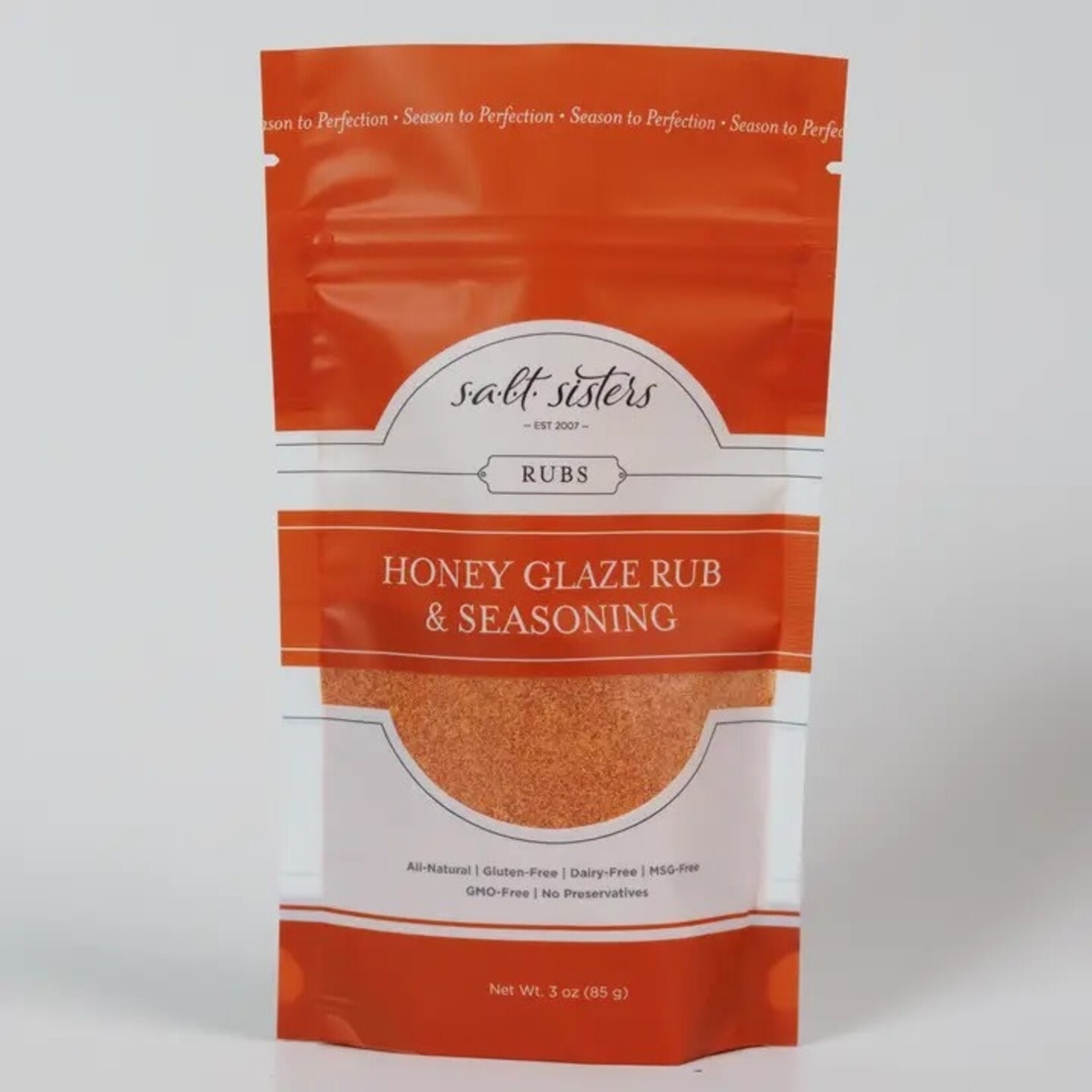 Salt Sisters Rub & Seasoning Mix - Honey Glaze - 3 oz Bag