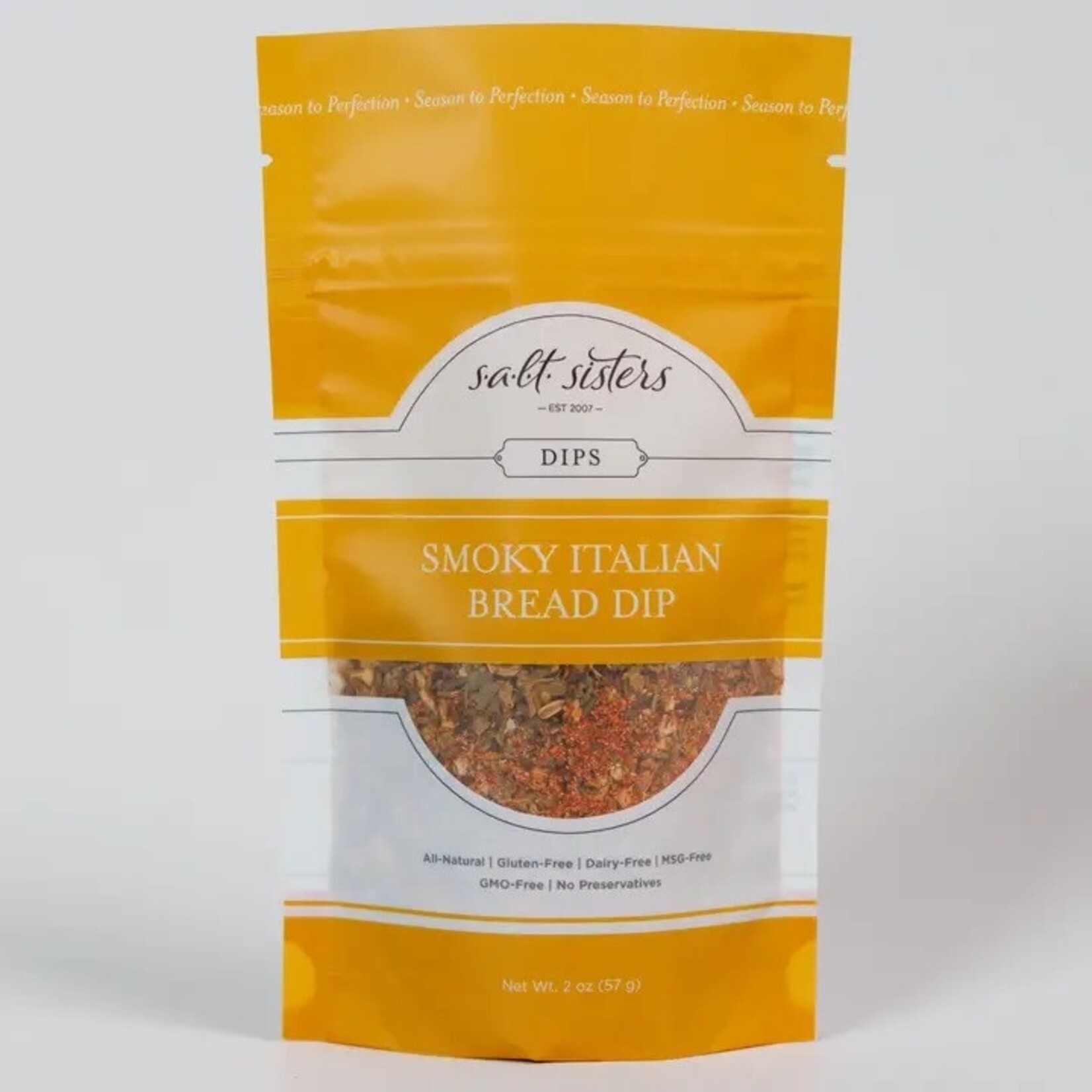 Salt Sisters Dip Mix - Smoky Italian Bread Dip - Packaged Weights - 2 oz