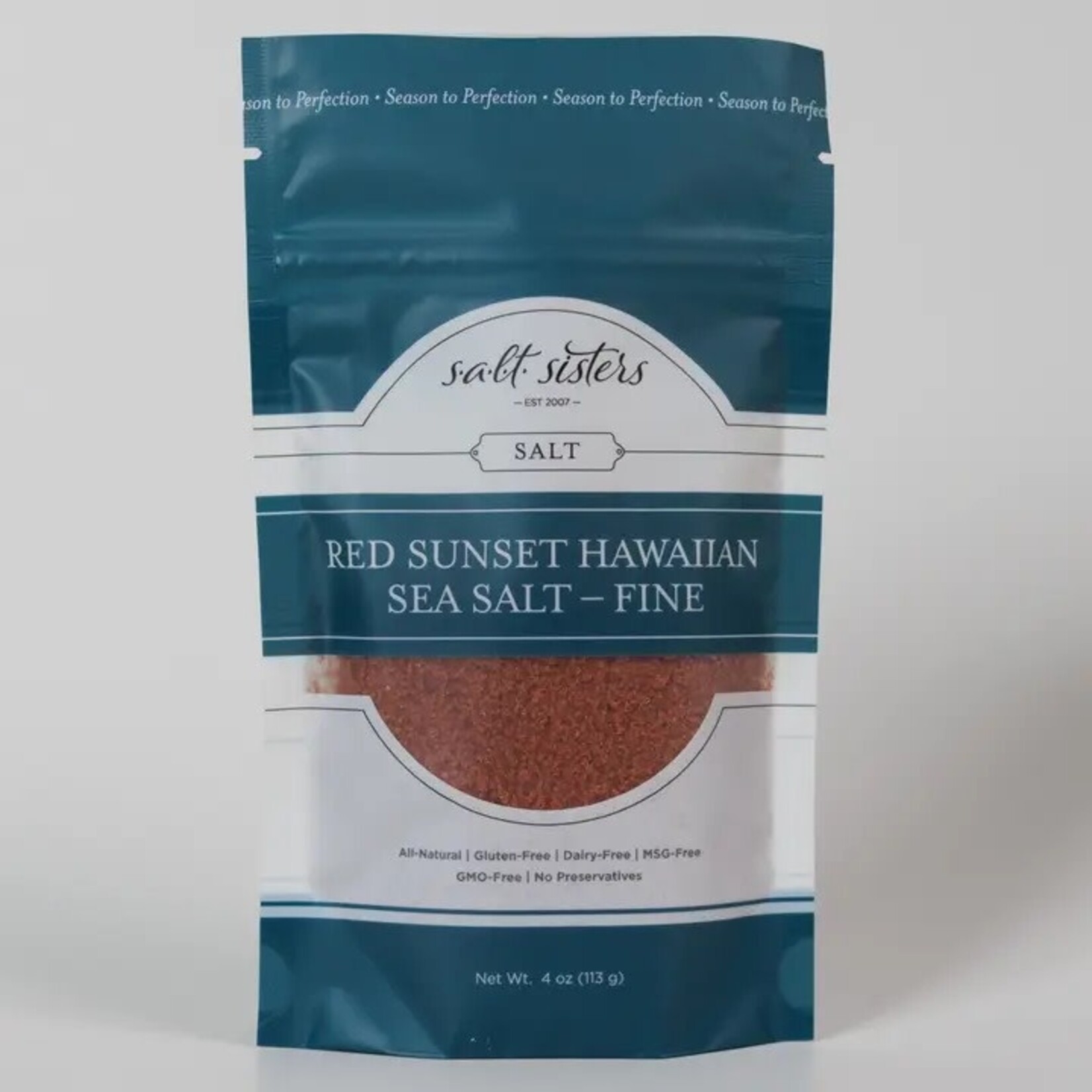 Salt Sisters Sea Salt - Hawaiian - Red Sunset - Fine - 4 oz