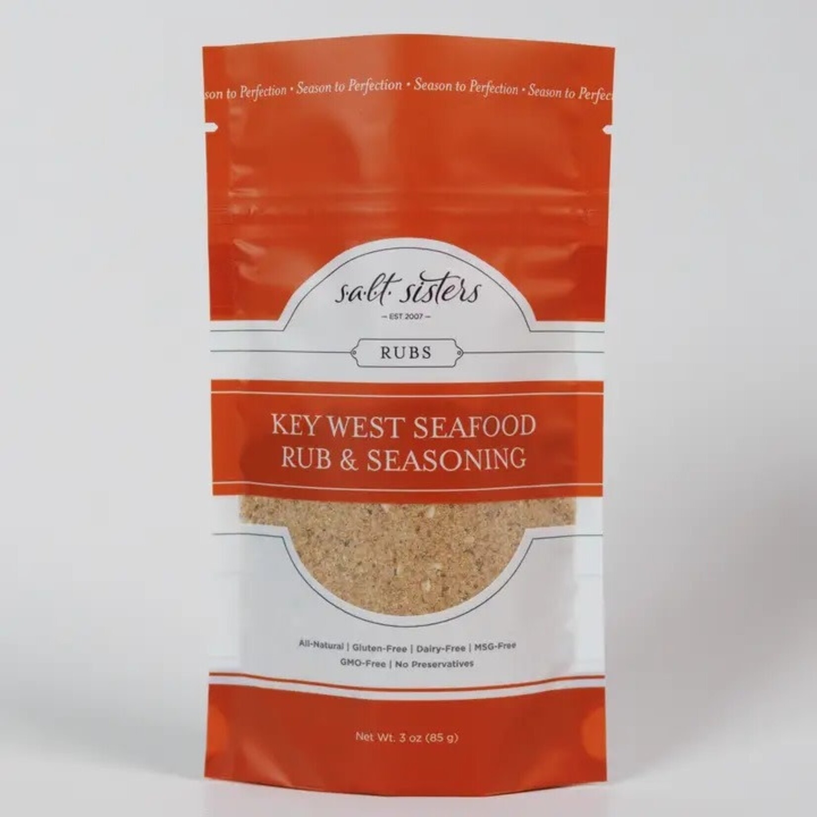 Salt Sisters Rub & Seasoning Mix - Key West Seafood - 3 oz Bag