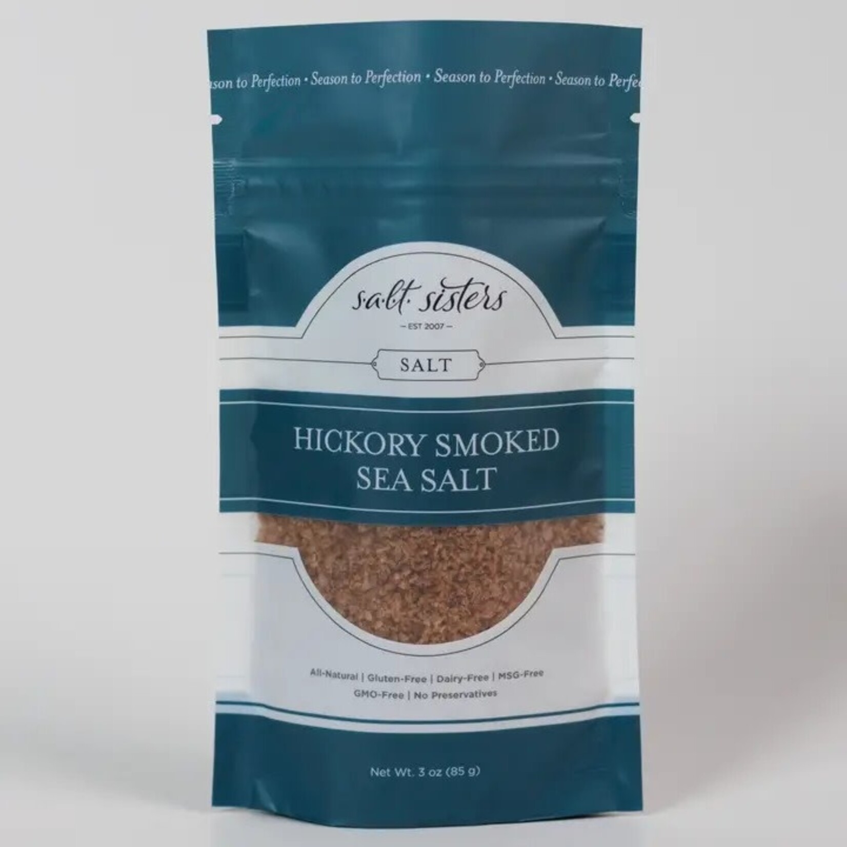 Salt Sisters All-Natural Sea Salt - Hickory Smoked - 3 oz