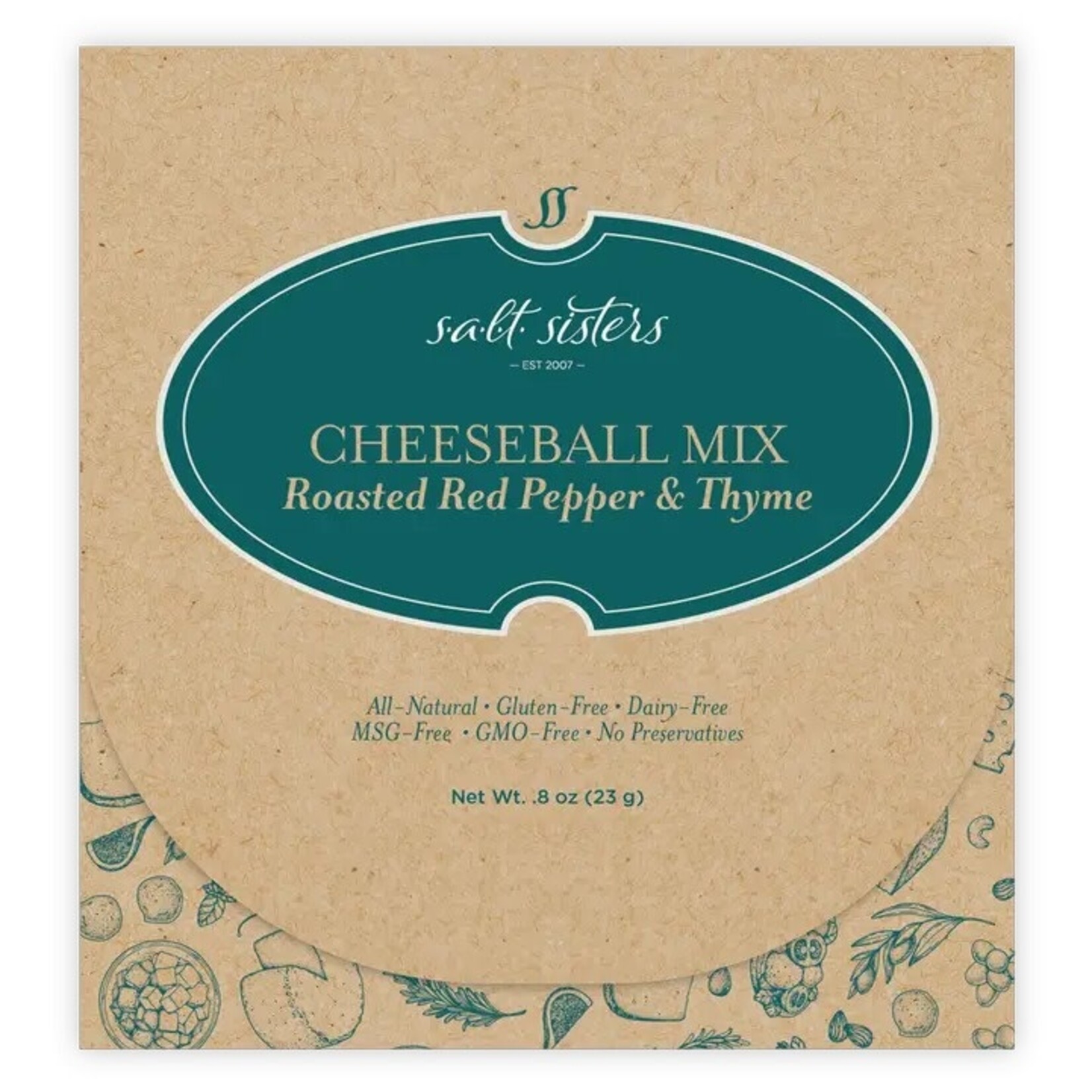 Salt Sisters Cheeseball Spice Mix - Roasted Red Pepper & Thyme