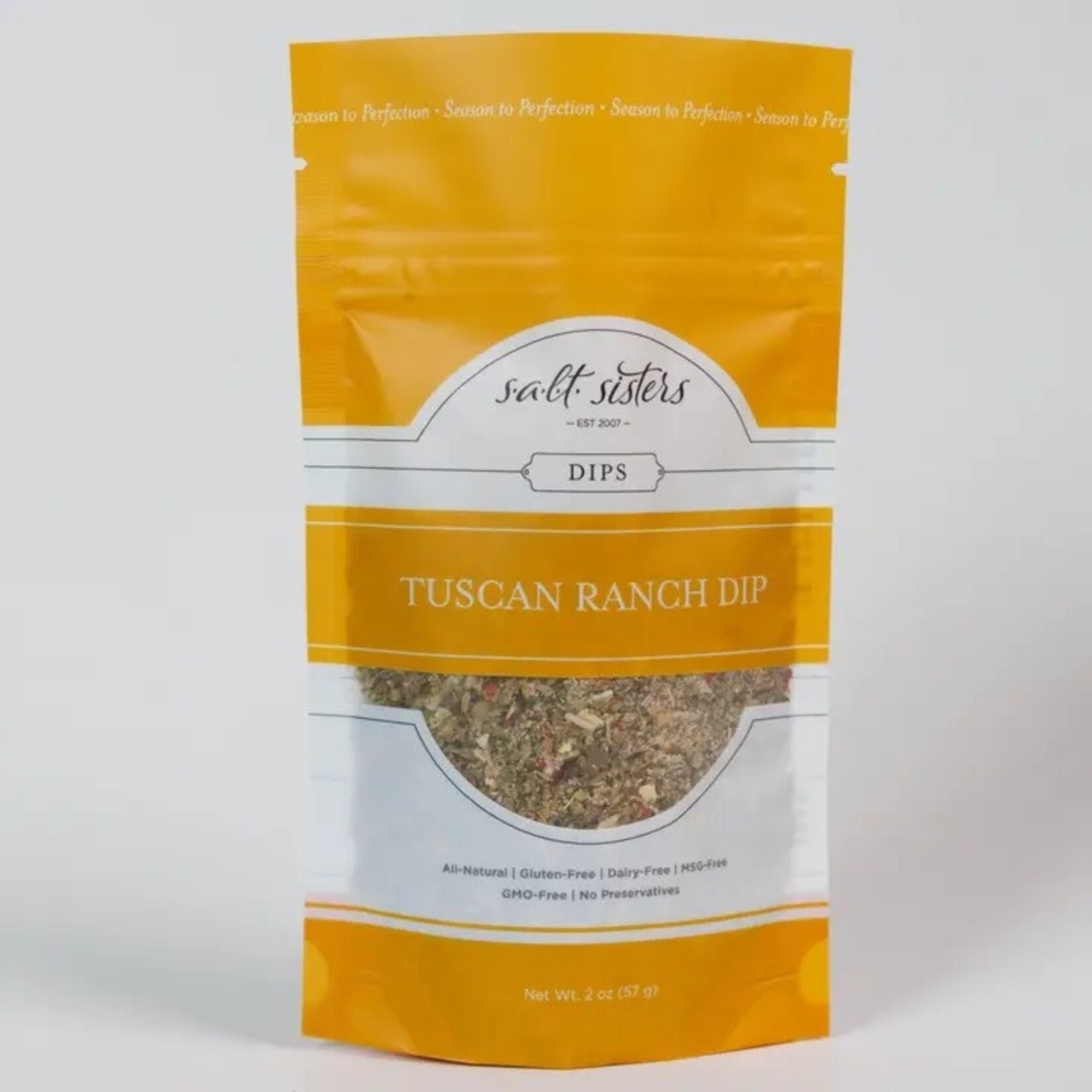 Salt Sisters Dip Seasoning Mix - Tuscan Ranch - Packaged Weights